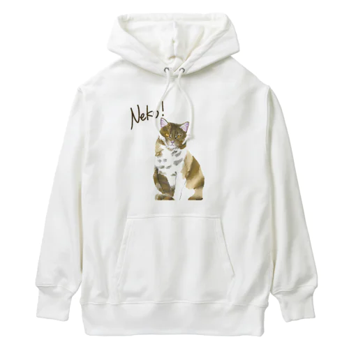 近所のノラ猫のおうじ Heavyweight Hoodie