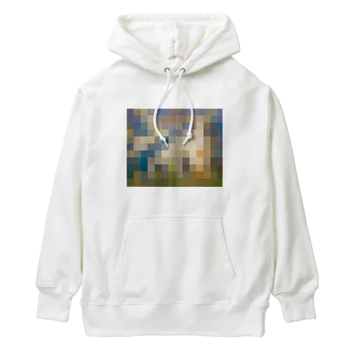 スクエアグラフィック Heavyweight Hoodie