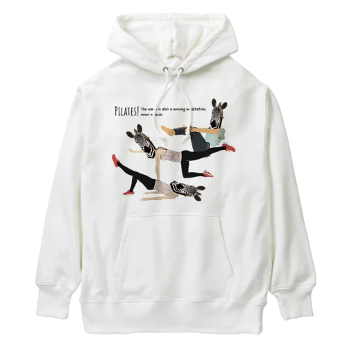 ピラティス・シマウマ Heavyweight Hoodie