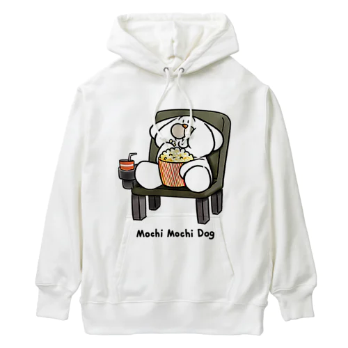 もちもちドッグ ポップコーン編 Heavyweight Hoodie