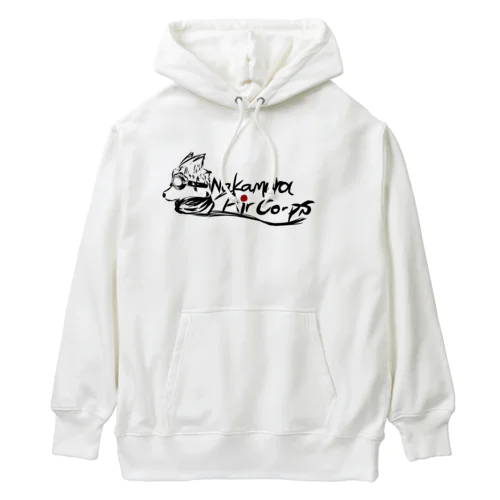 中村航空隊ロゴ　versionR Heavyweight Hoodie