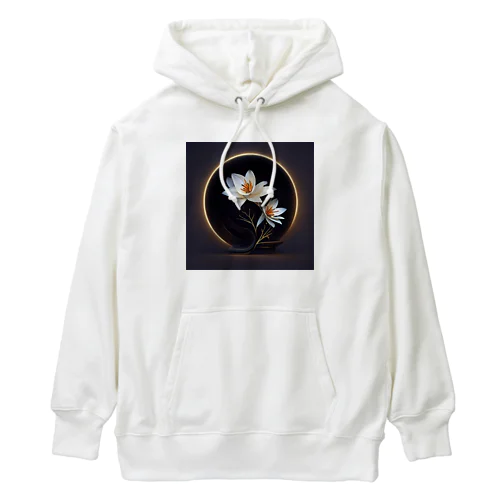 Eclipse flower Heavyweight Hoodie