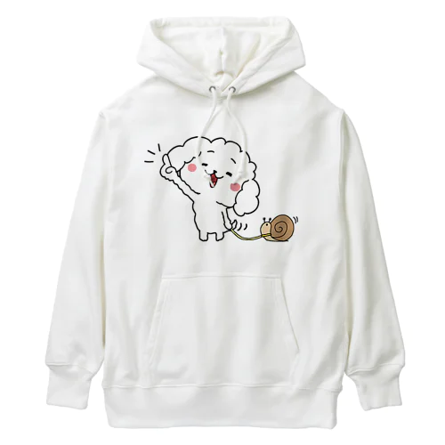 可愛いマルチーズ Heavyweight Hoodie