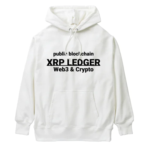 XRPL　web3&crypto Heavyweight Hoodie