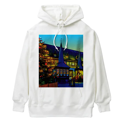 ドイツ 夕暮れのアインベック旧市庁舎 Heavyweight Hoodie