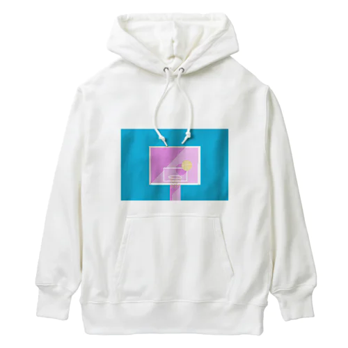 バスケットゴール　昼 Heavyweight Hoodie