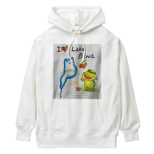 アイラブ琵琶湖カッパくん Heavyweight Hoodie