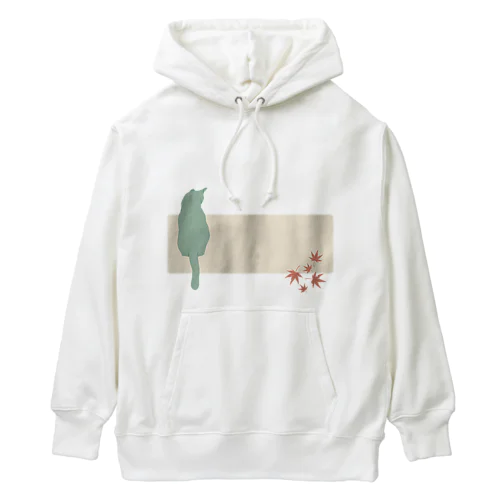 ねこ　便箋にのせて Heavyweight Hoodie