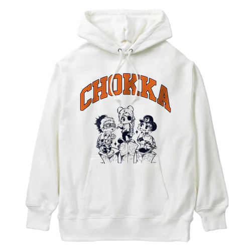 CHOKKAカレッジロゴ Heavyweight Hoodie