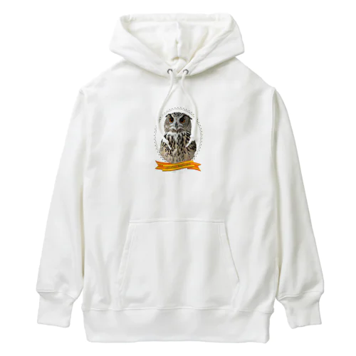 シベリアワシミミズクのれもん Heavyweight Hoodie