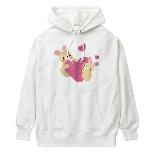 かわいいうさちゃん Heavyweight Hoodie