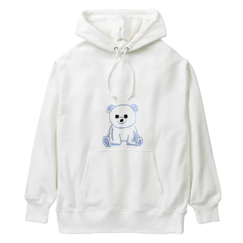 あおいくまたん byひろと画伯 Heavyweight Hoodie