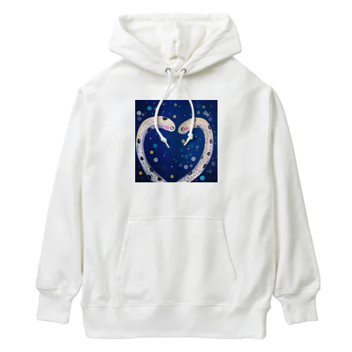 キラキラムードのラブラブチンアナゴ Heavyweight Hoodie