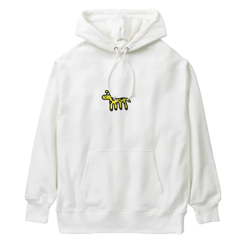 首の短いきりん Heavyweight Hoodie