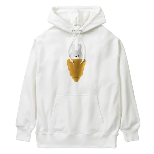 チョココロネに囚われしうさぎ Heavyweight Hoodie