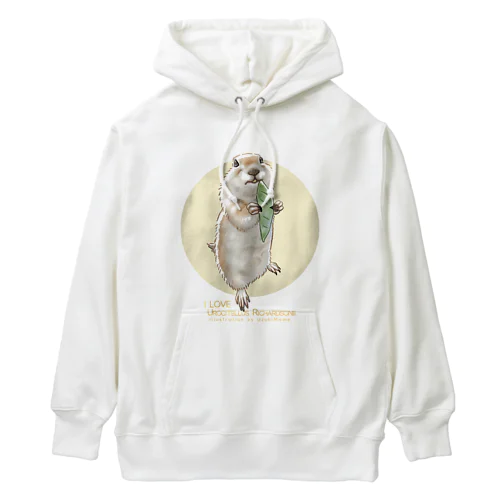 【No.8】I LOVE UROCITELLUS RICHARDSONII Heavyweight Hoodie