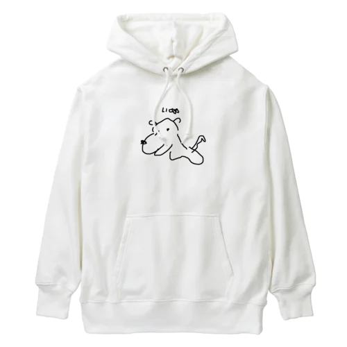 左手いぬ Heavyweight Hoodie