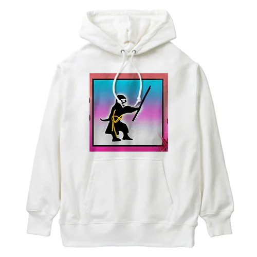 手乗り忍者くん★修行中！★ Heavyweight Hoodie