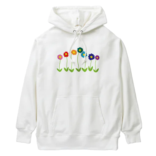 RAINBOW FLOWER ２ Heavyweight Hoodie