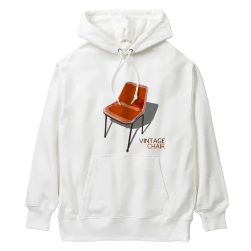 VINTAGE CHAIR ビンテージチェアレザーブラウン Heavyweight Hoodie