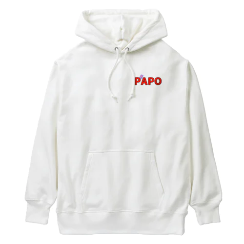 パポのヘビーウェイトパーカーパポロゴ Heavyweight Hoodie