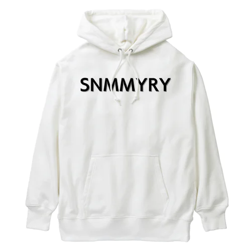 SNMMYRYボックスロゴ　パターンA Heavyweight Hoodie