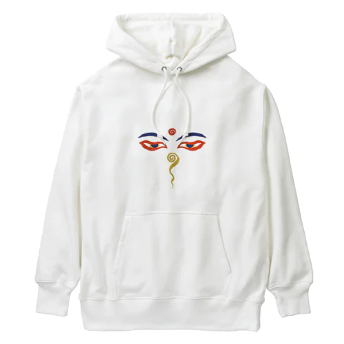 Wisdom Eyes（ブッダの瞳） Heavyweight Hoodie