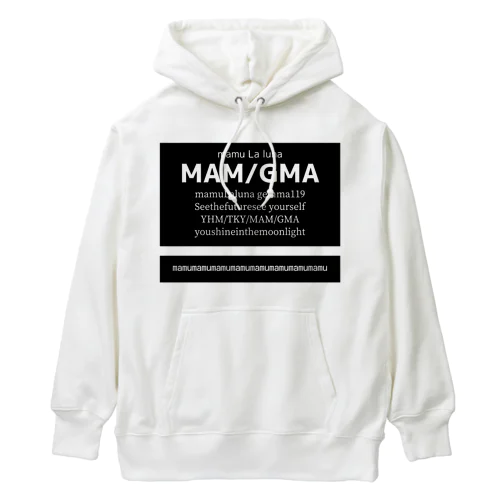 MAM/GMA ロゴプリント Heavyweight Hoodie