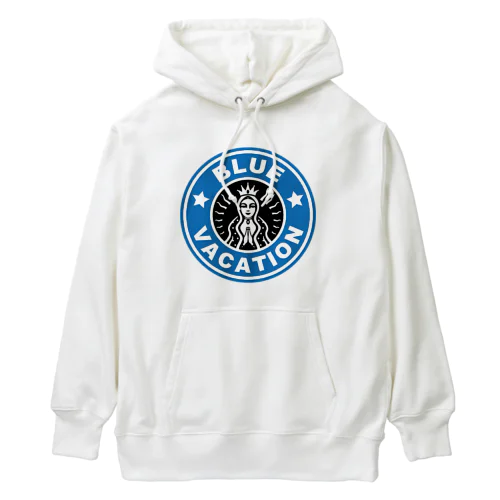 BLUE VACATION ロゴ Heavyweight Hoodie