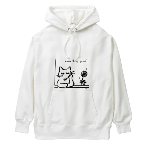 まつげを増量した猫 Heavyweight Hoodie