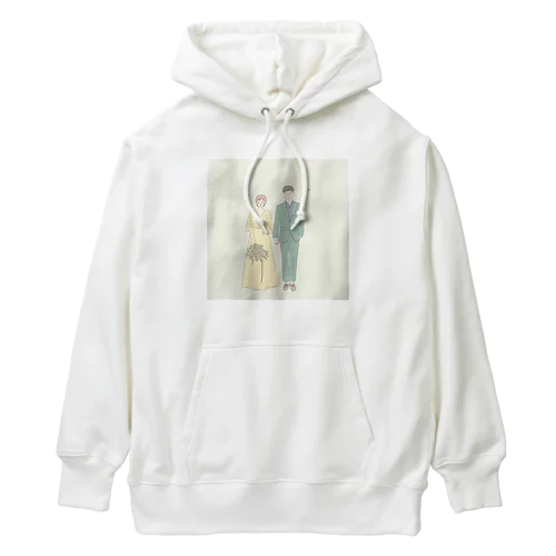 2人の時間を大切に Heavyweight Hoodie