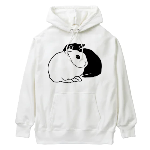 毛繕いうさぎ Heavyweight Hoodie