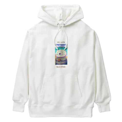 WE LOVE SEA OTTER(いろいろ編) Heavyweight Hoodie