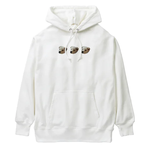 いぬ 3連 Heavyweight Hoodie