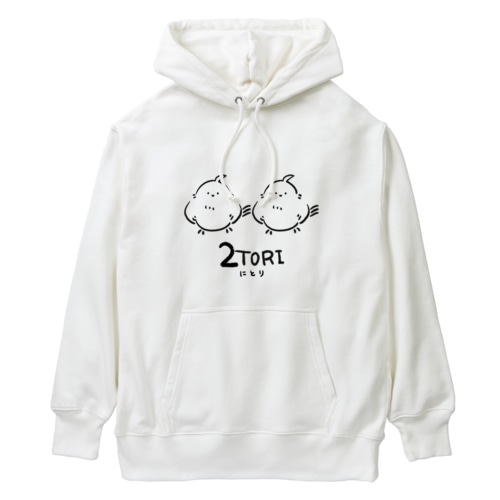 ２羽のTORIくん Heavyweight Hoodie