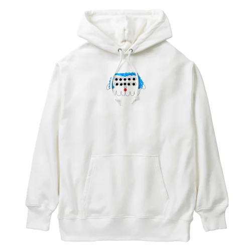 青髪の六本足モンスター Heavyweight Hoodie