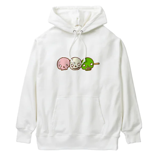 ドクロ風味な三色団子 Heavyweight Hoodie