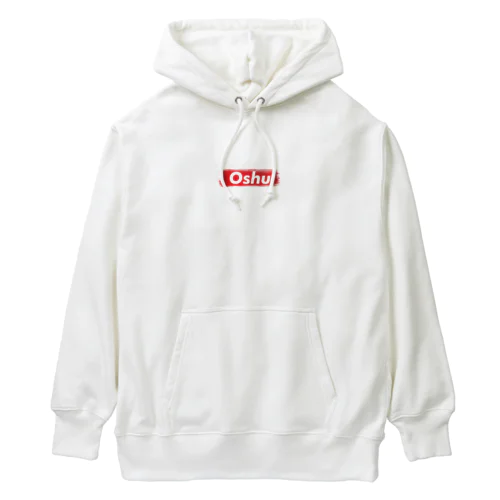 奥州市 ｜普段づかいできるご当地グッズ｜ブラシボックスロゴ Heavyweight Hoodie