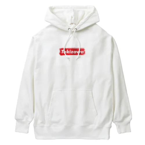 滝沢市 ｜普段づかいできるご当地グッズ｜ブラシボックスロゴ Heavyweight Hoodie