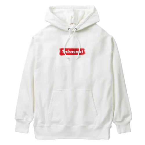 高崎市 ｜普段づかいできるご当地グッズ｜ブラシボックスロゴ Heavyweight Hoodie