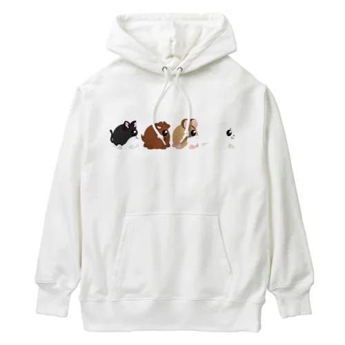 コロコロ動物歩く Heavyweight Hoodie