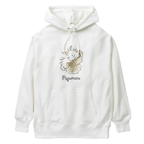 ぷぷまる なかよし ロゴ入り Heavyweight Hoodie