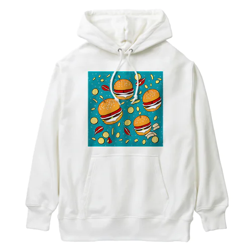 空飛ぶハンバーガー Heavyweight Hoodie