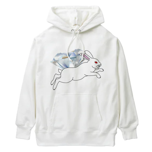 飛躍うさぎ Heavyweight Hoodie