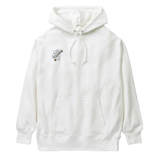 ひのもとにゃんこ® 津軽三味線にゃんこ Heavyweight Hoodie