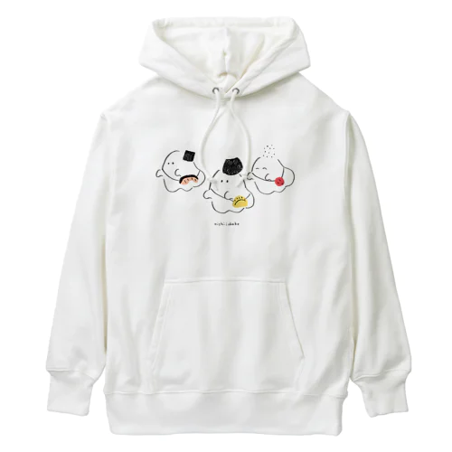 おいしいおばけ（おむすび） Heavyweight Hoodie