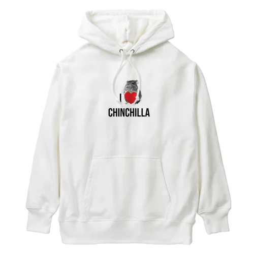 I ♥CHINCHILLA ヘビーウェイトパーカー