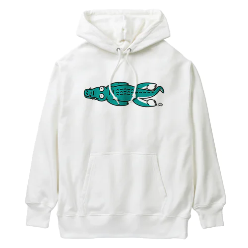 だりぃワニ　だりぃんだわ　ビックリだわ Heavyweight Hoodie