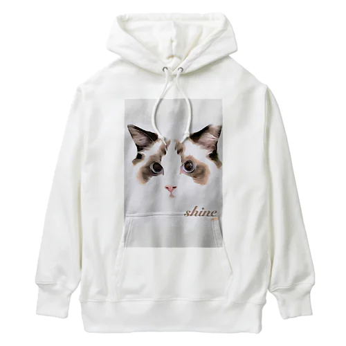 I love cat メンクイーン Heavyweight Hoodie