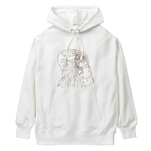 カメラ女子はすすむ Heavyweight Hoodie